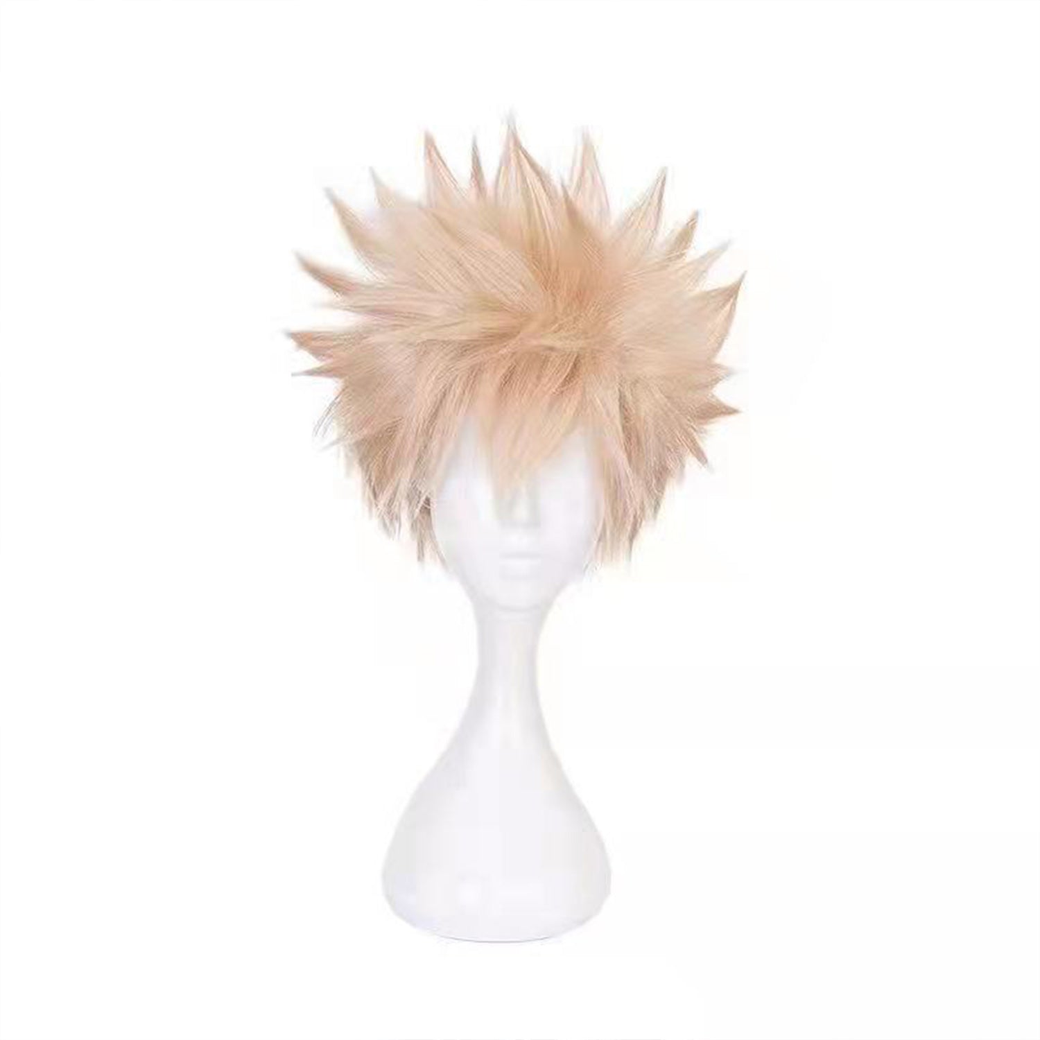 Anime Bakugou Katsuki 20cm Short Wigs Golden Color Fake Hair for My Hero Academia