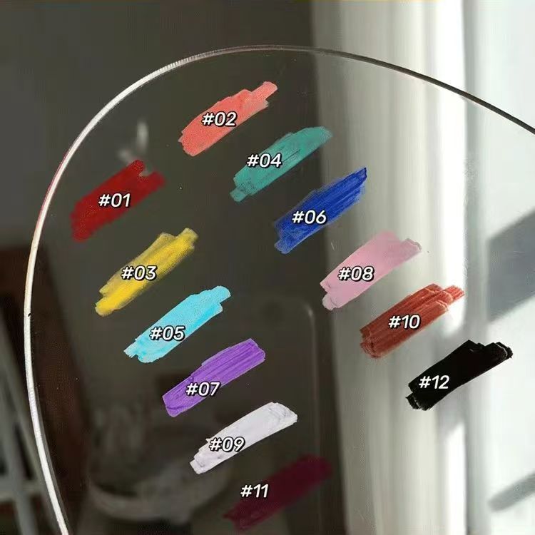 12 Colors Multi-Purpose Waterproof Liquid Eyeliner Set – Highly Pigmented Cosplay Beauty Pens