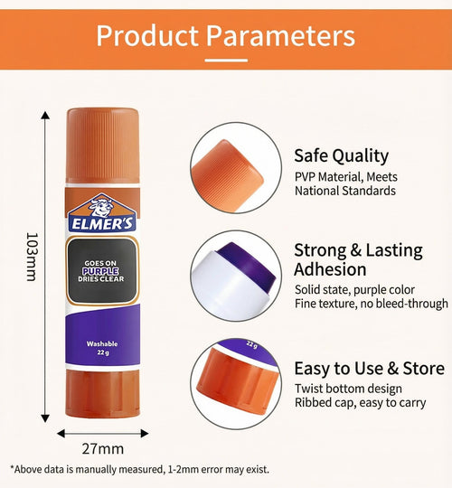 8gram Professional Cosplay Makeup Solid Glue Stick – Tattoo Cover & Eyebrow Shaper, Waterproof & Easy Wash