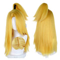 Yellow Anime Wigs with High Ponytail - 64cm Long Straight Cosplay Wig